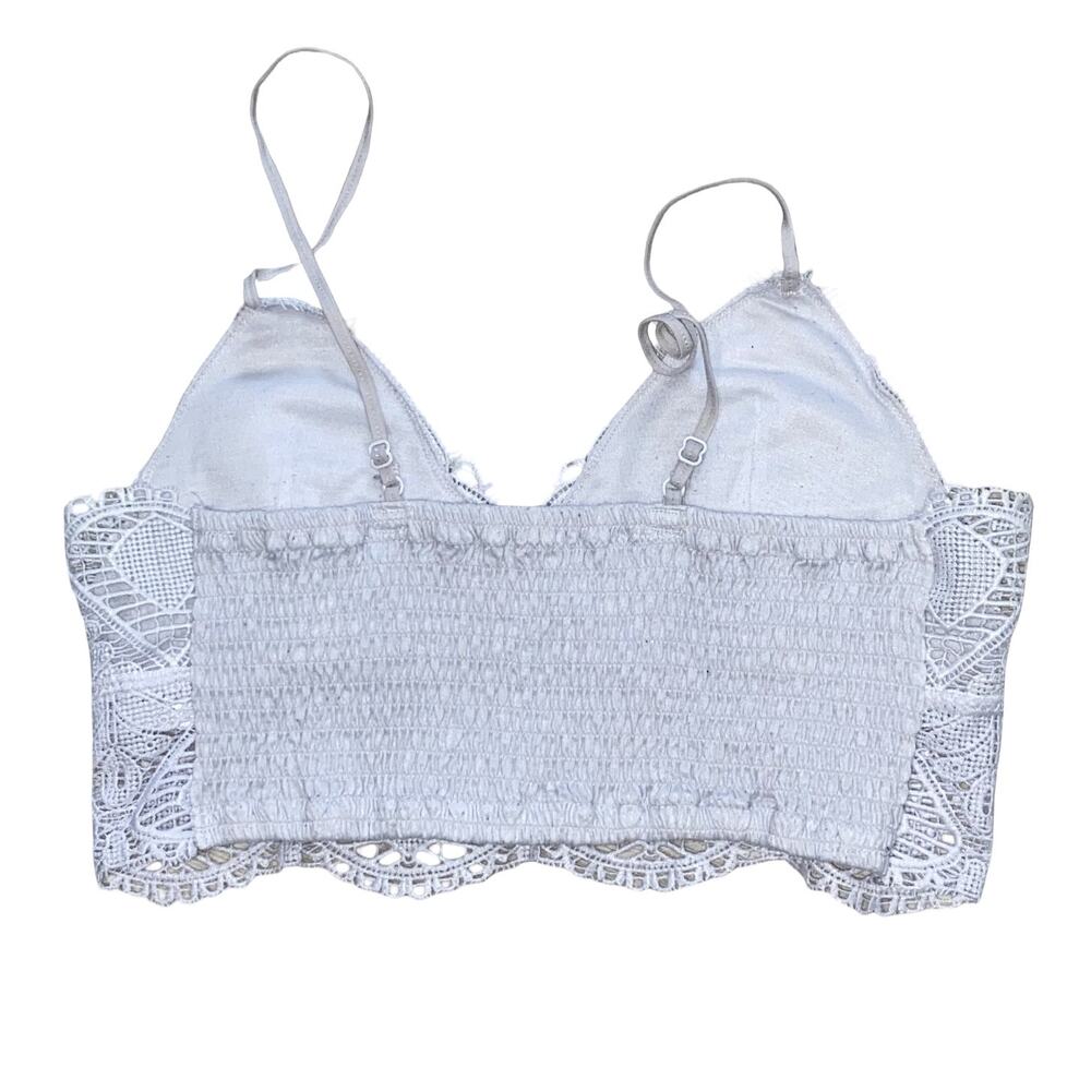 Anemone Light Blue Maya Crochet Lace Bralette Size Small - Picture 2 of 6